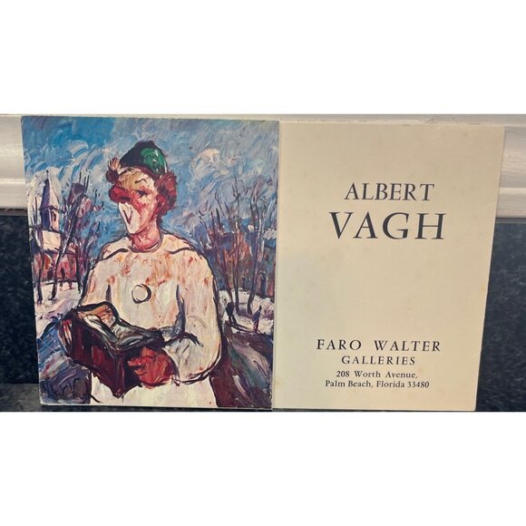 Vintage Albert Vagh Weinmann 1931-1983 (French) Pamphlet Faro Walter Galleries